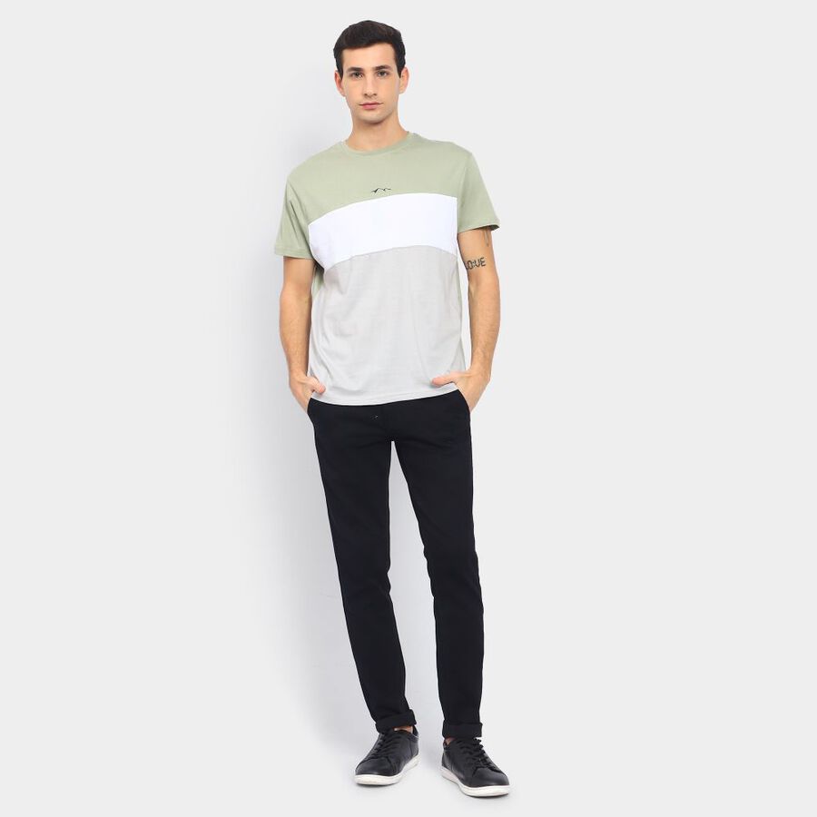 Men's 100% Cotton T-Shirt, Light Green, large image number null
